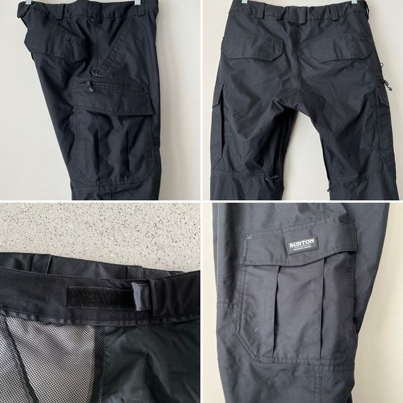 Burton Ski Pants Women M Black Snowboard Adjustable Waist Pockets 2021 - Picture 11 of 13